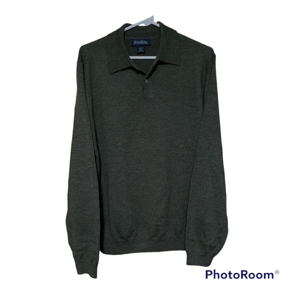 Brooks Brothers 100% Merino Wool sweater size L - Picture 1 of 3